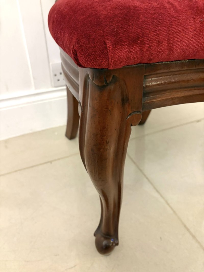 Superb Quality Set Of Six Antique Victorian Mahogany Dining Chairs - Image 12